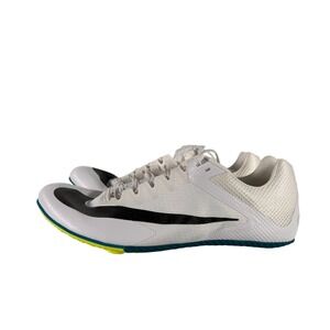 Nike Zoom Rival Sprint Track Field Spikes Shoes White Men's Size 13 Womens 14.5